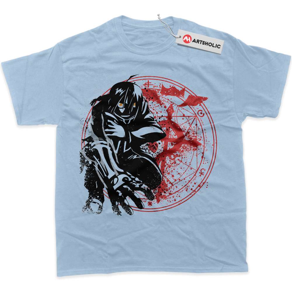 Alternative view of Edward Elric Shirt, Fullmetal Alchemist Shirt, Anime Shirt, Graphic T-Shirt