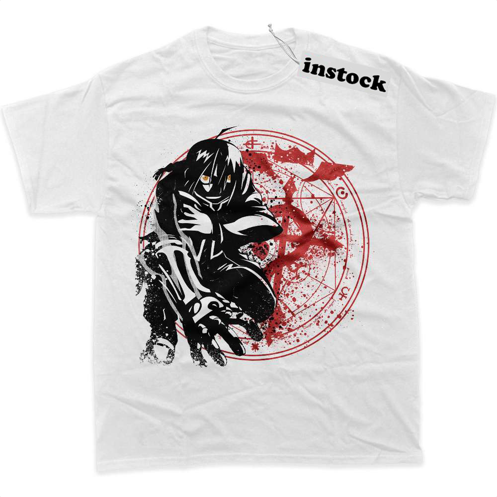 Edward Elric Shirt, Fullmetal Alchemist Shirt, Anime Shirt, Graphic T-Shirt