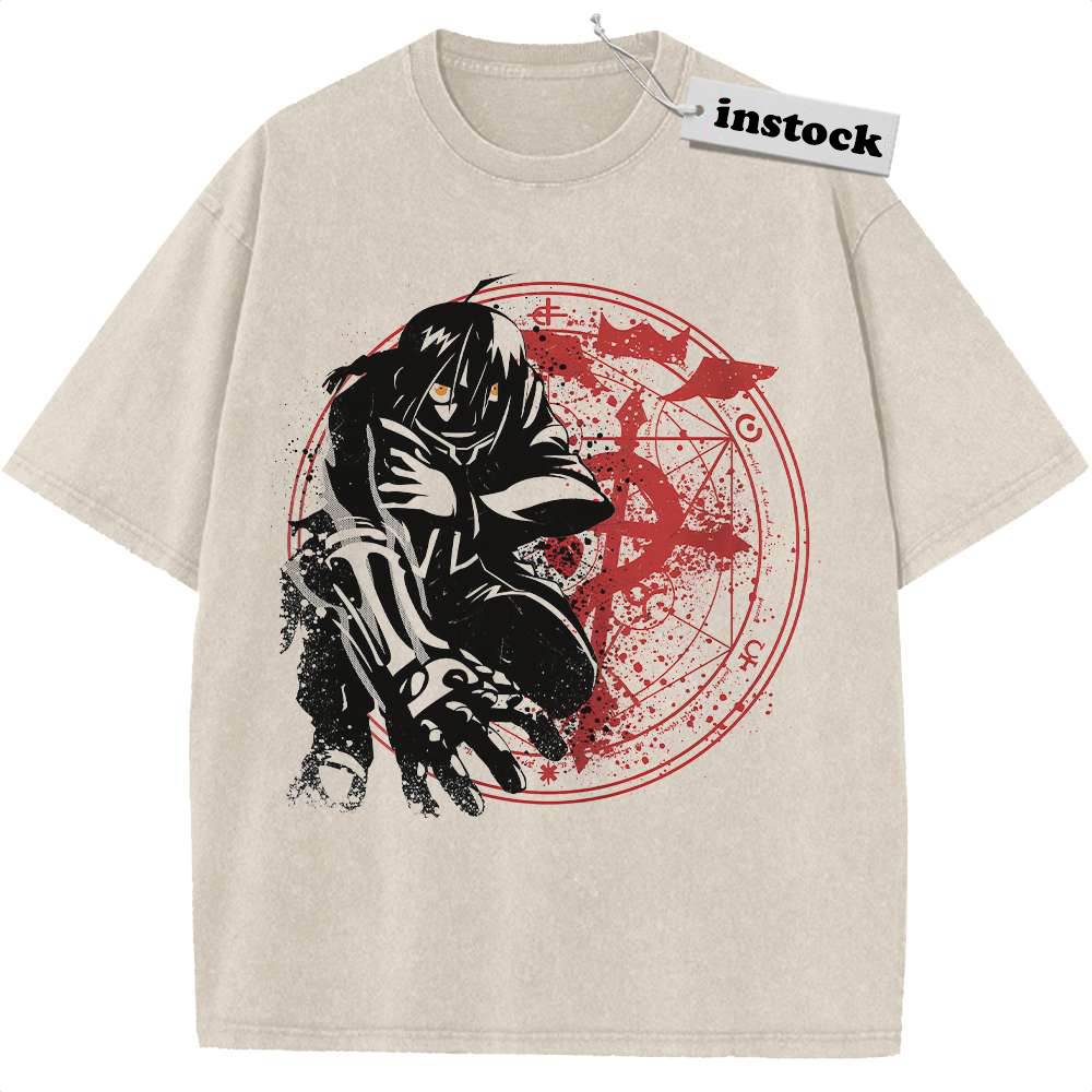 Edward Elric Shirt, Fullmetal Alchemist Shirt, Anime Shirt, Vintage T-Shirt