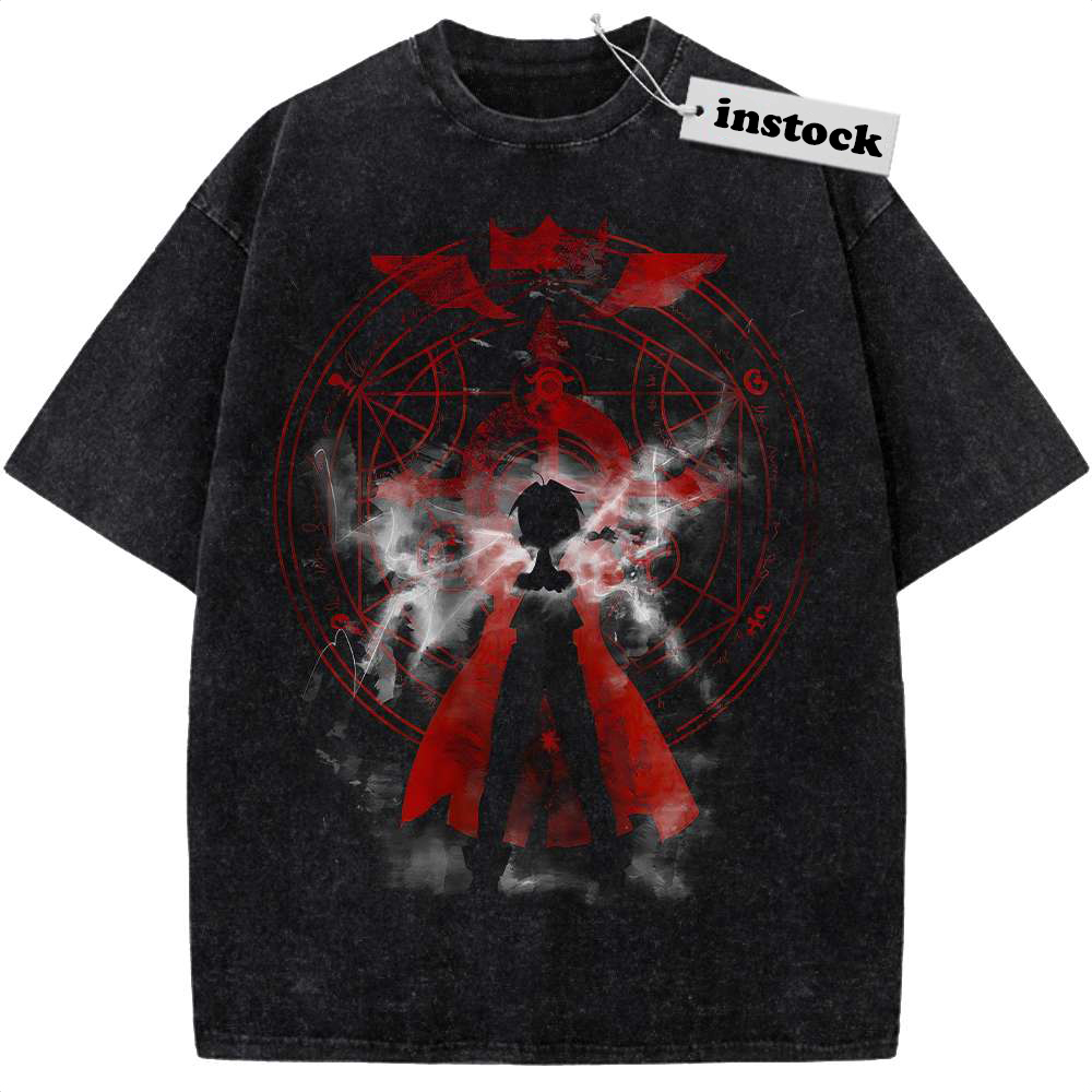 Edward Elric Shirt, Fullmetal Alchemist Shirt, FMA Shirt, Anime Shirt, Vintage T-Shirt