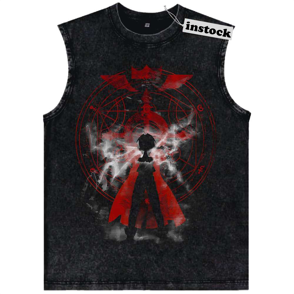 Edward Elric Tank Top, Fullmetal Alchemist Tank Top, FMA Tank Top, Anime Tank Top, Vintage Tank Top