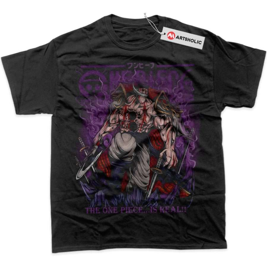 Alternative view of Edward Newgate - Whitebeard Shirt, One Piece Shirt, Anime Shirt, Graphic Tee