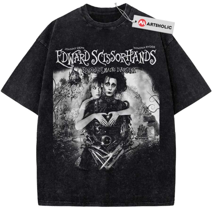 Alternative view of Edward Scissorhands Shirt, Movie Shirt, Vintage Tee