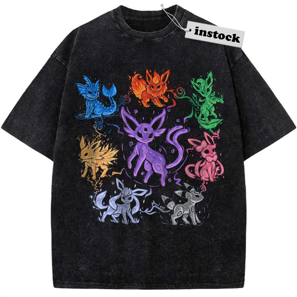 Eevee Evolution Shirt, Pokemon shirt, Anime Shirt, Vintage Tee