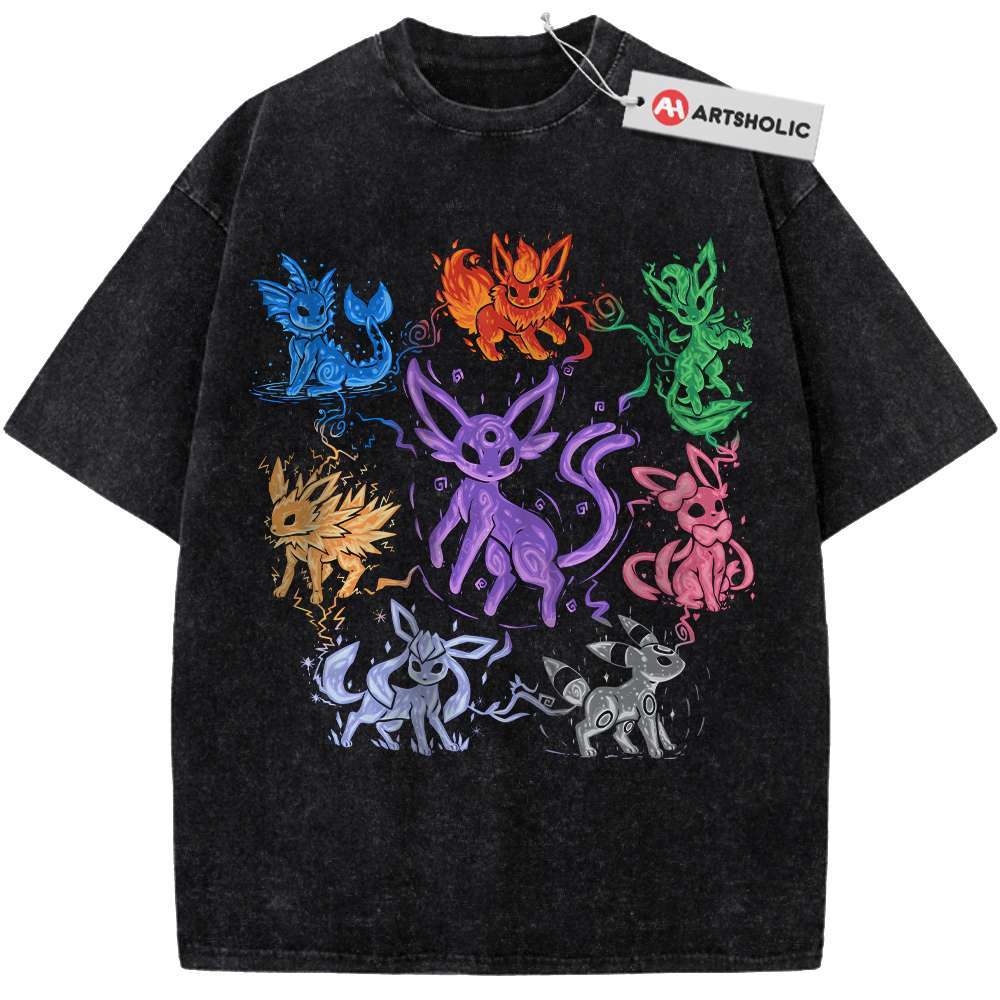 Eevee Evolution Shirt, Pokemon shirt, Anime Shirt, Vintage Tee