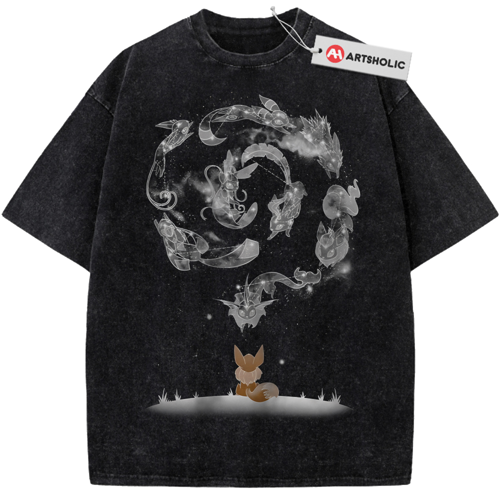 Eevee Evolutions Shirt, Pokemon Shirt, PKM Shirt, Anime Shirt, Vintage T-Shirt
