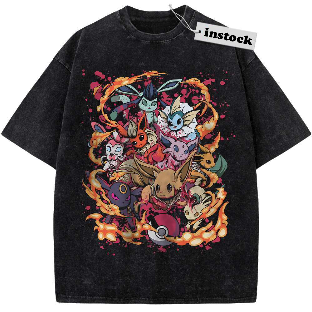 Eevee Shirt, Pokemon shirt, Anime Shirt, Vintage T-Shirt