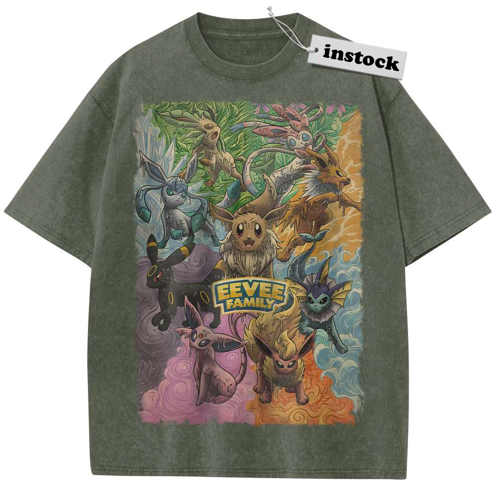 Eevee Shirt, Pokemon shirt, Anime Shirt, Vintage T-Shirt