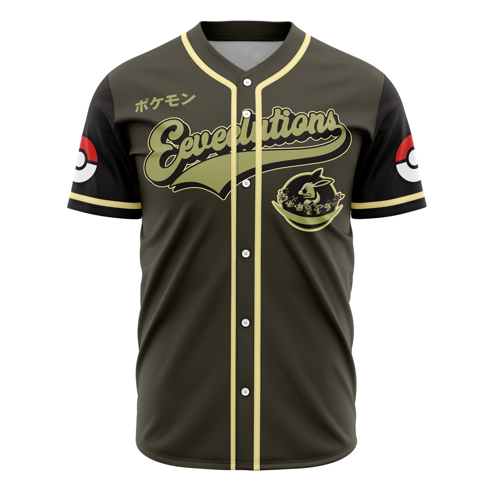 Eeveelutions Army Pokemon Custom Baseball Jersey - Otaku Hall