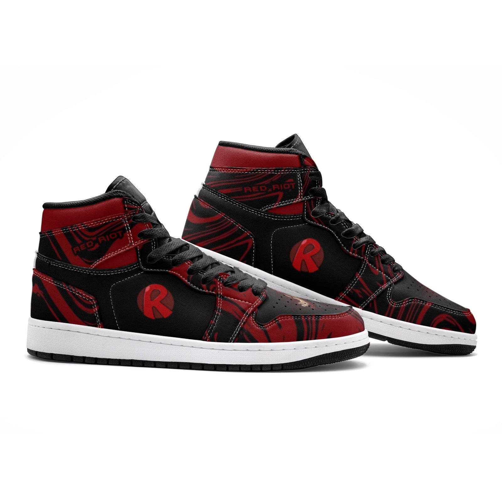 Eijiro Kirishima My Hero Custom Sneaker Mid 1 Basketball Shoes - Otaku Hall