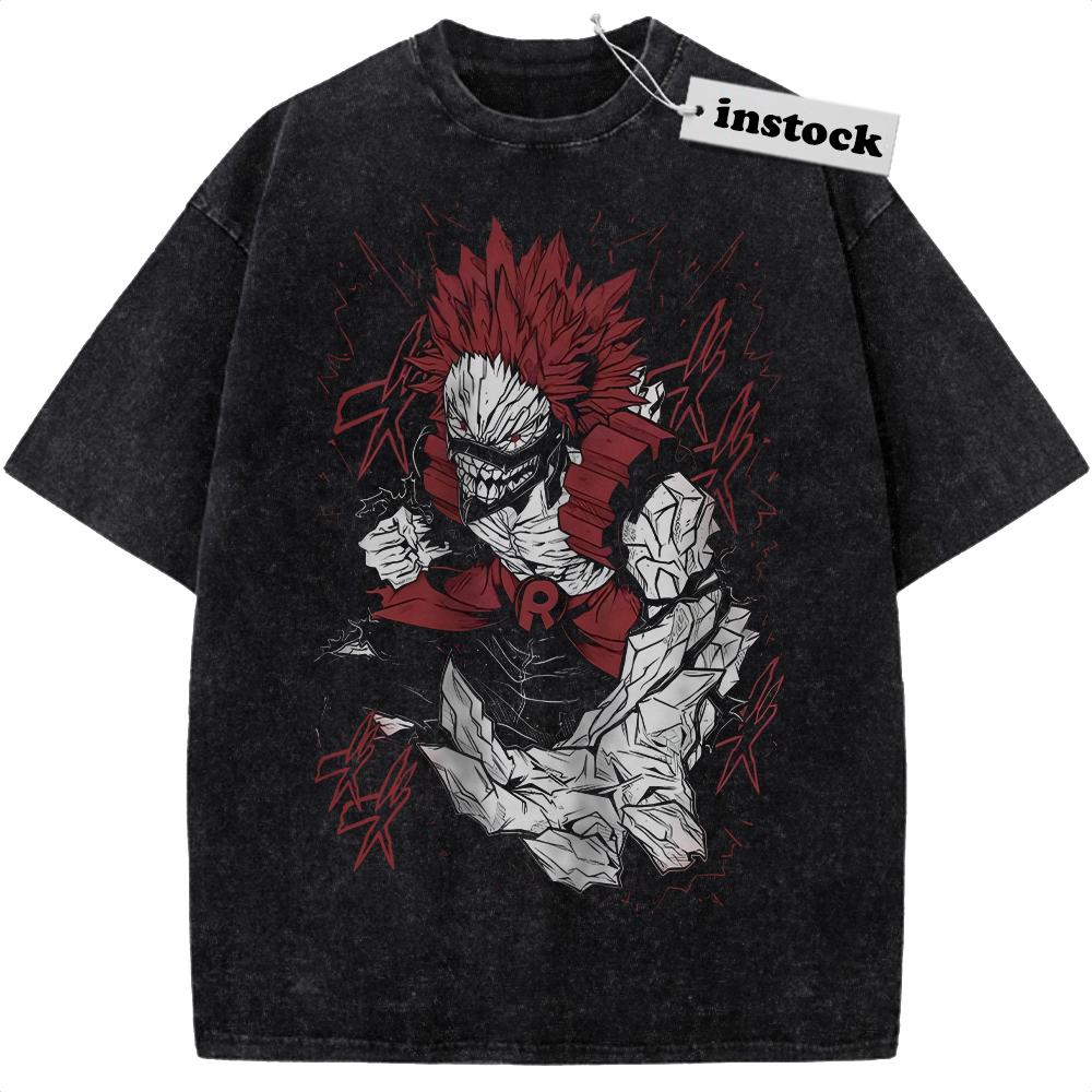 Eijiro Kirishima Shirt, MHA Shirt, Anime Shirt, Vintage T-Shirt
