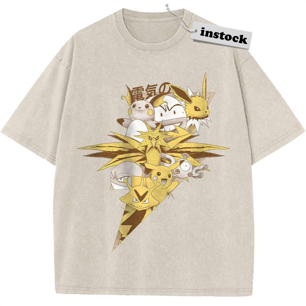 Electric Class Shirt, Pokemon shirt, Anime Shirt, Vintage T-Shirt