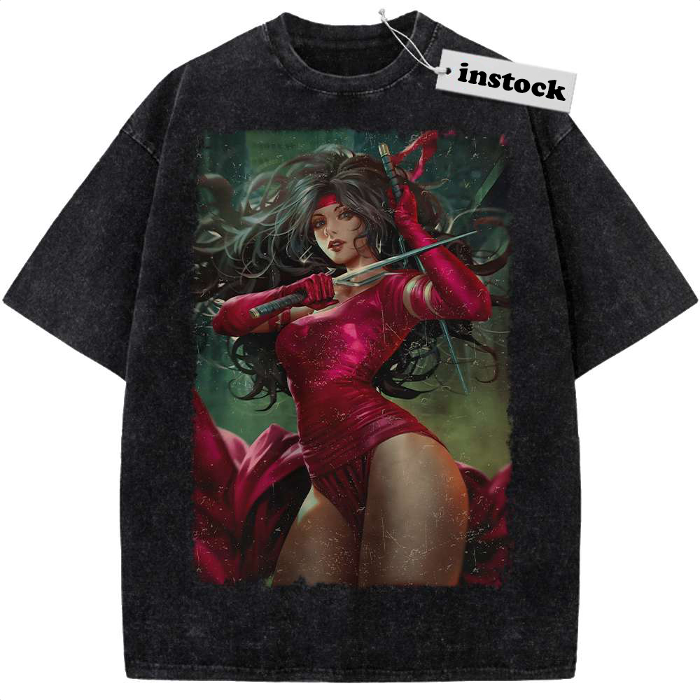 Elektra Shirt, Marvel Comics Shirt, Vintage Tee
