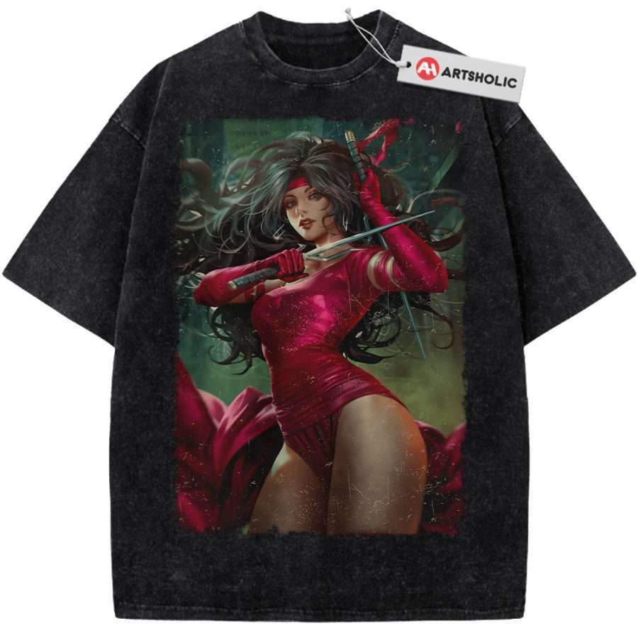Alternative view of Elektra Shirt, Marvel Comics Shirt, Vintage Tee