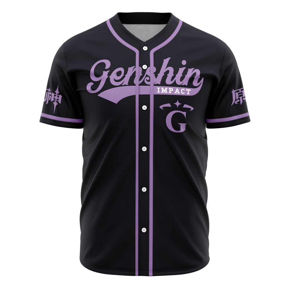 Elemental Magic Genshin Impact Custom Baseball Jersey - Otaku Hall