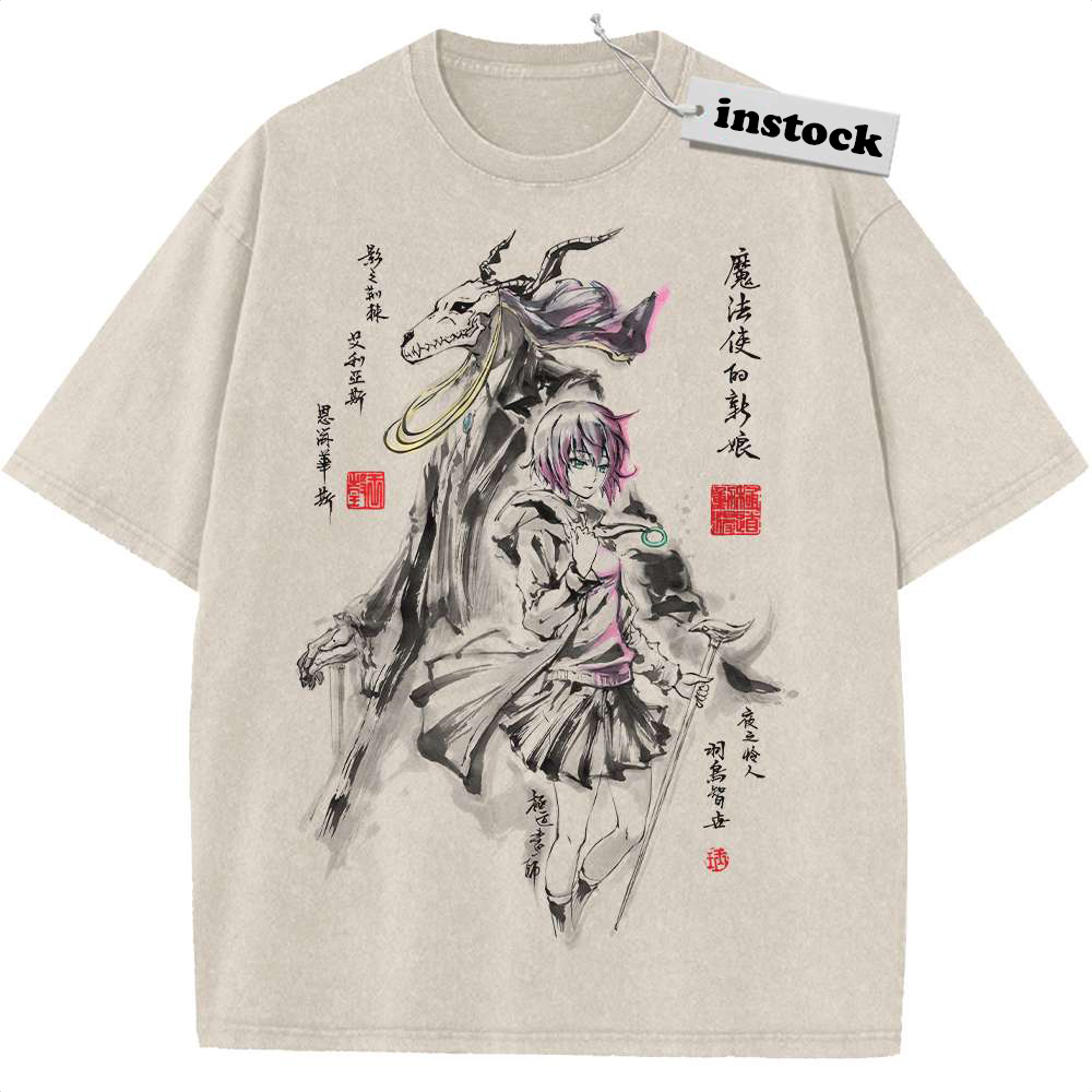 Elias Ainsworth Shirt, Hatori Chise Shirt, The Ancient Magus' Bride Shirt, Anime Shirt, Vintage Tee