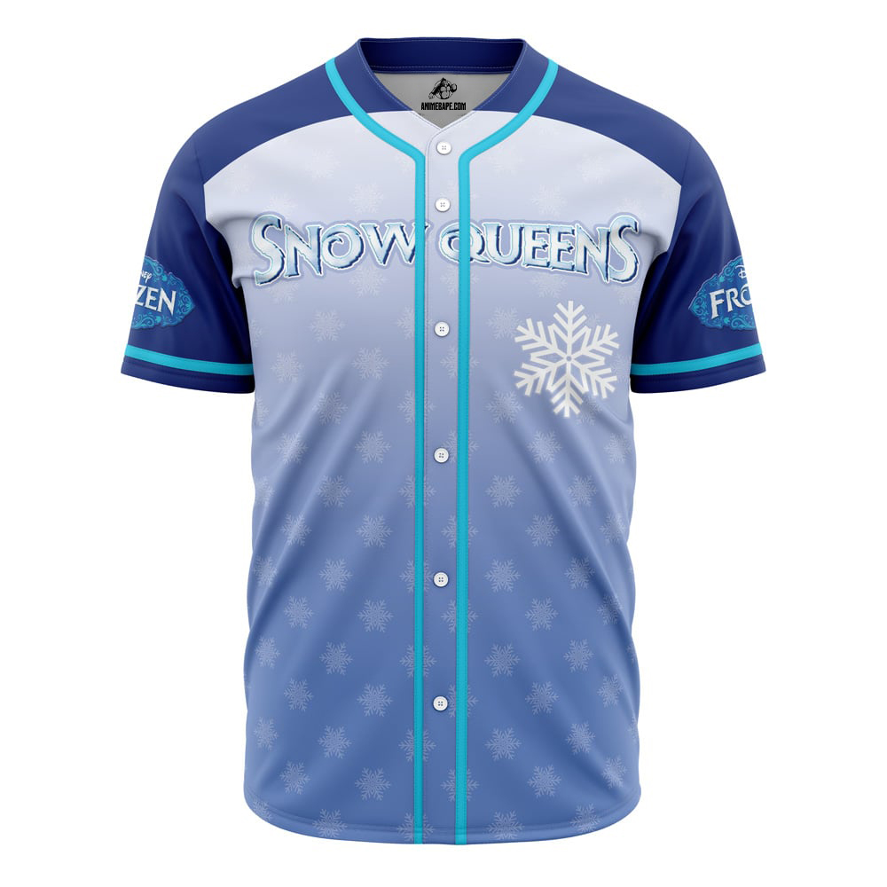Elsa Frozen V1 Disney Custom Baseball Jersey - Otaku Hall