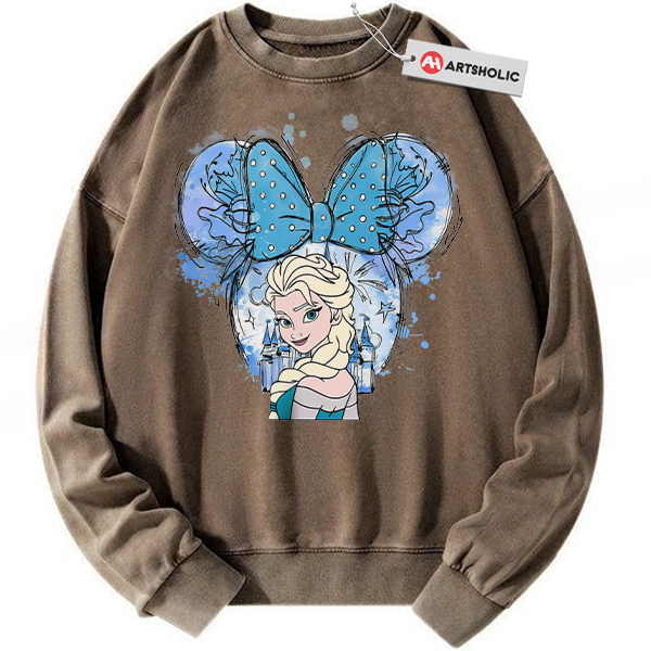 Alternative view of Elsa Sweatshirt, Frozen Sweatshirt, Animated Sweatshirt, Vintage Sweatshirt