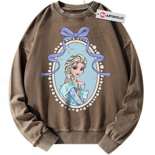 Alternative view of Elsa Sweatshirt, Frozen Sweatshirt, Animated Sweatshirt, Vintage Sweatshirt