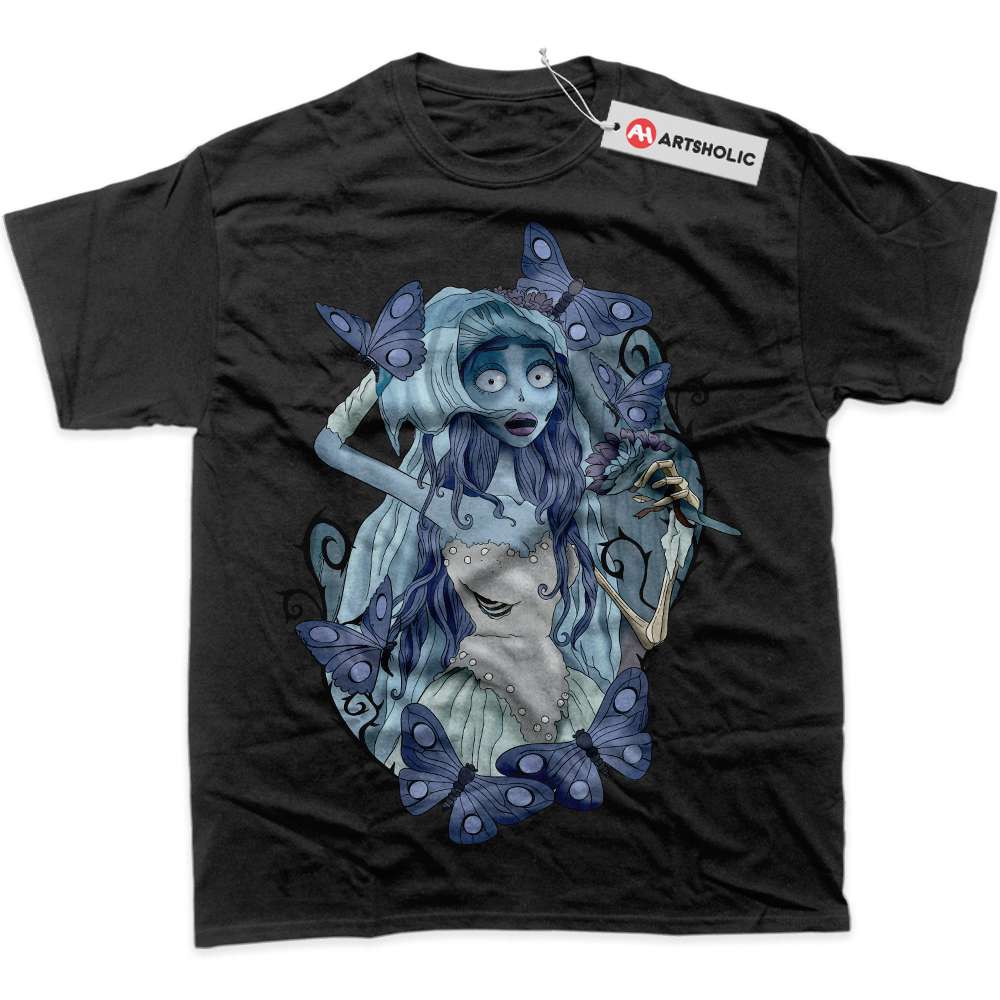 Alternative view of Emily Shirt, Corpse Bride Shirt, Animated Shirt, Graphic T-Shirt