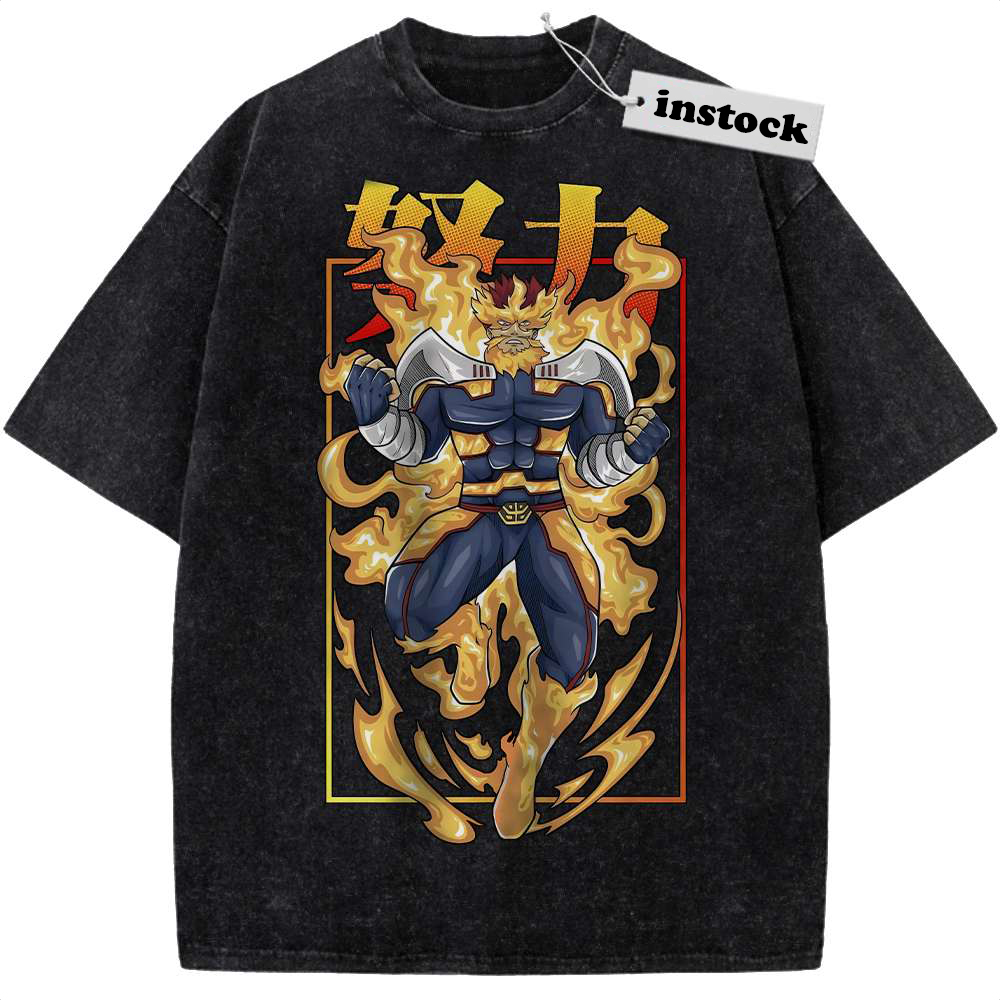 Endeavor Shirt, MHA Shirt, Anime Shirt, Vintage T-Shirt