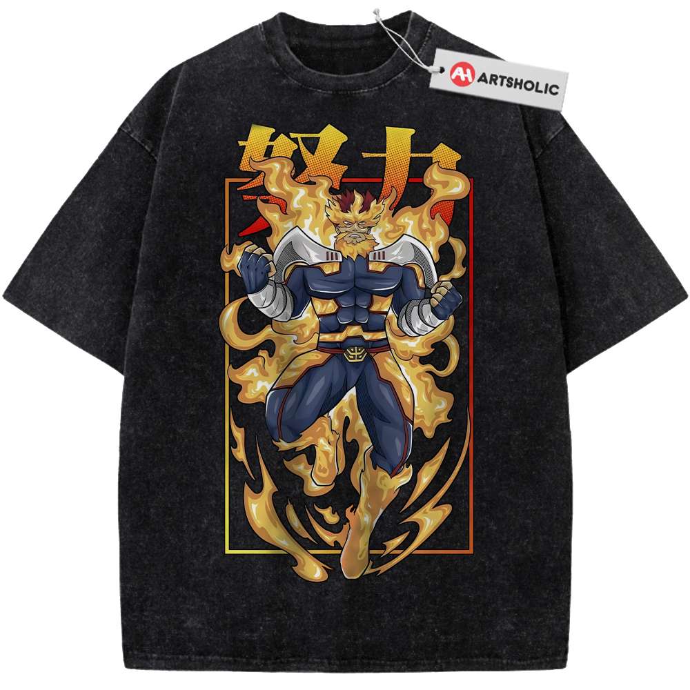Endeavor Shirt, MHA Shirt, Anime Shirt, Vintage T-Shirt
