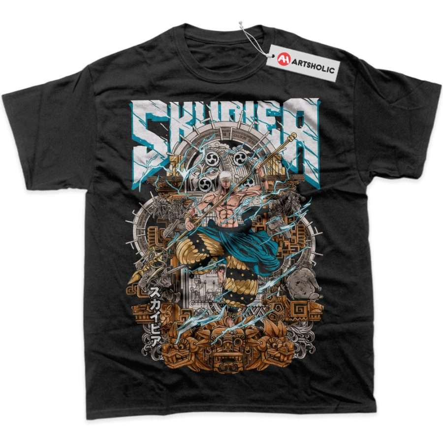 Alternative view of Enel Shirt, One Piece Shirt, Anime Shirt, Graphic T-Shirt
