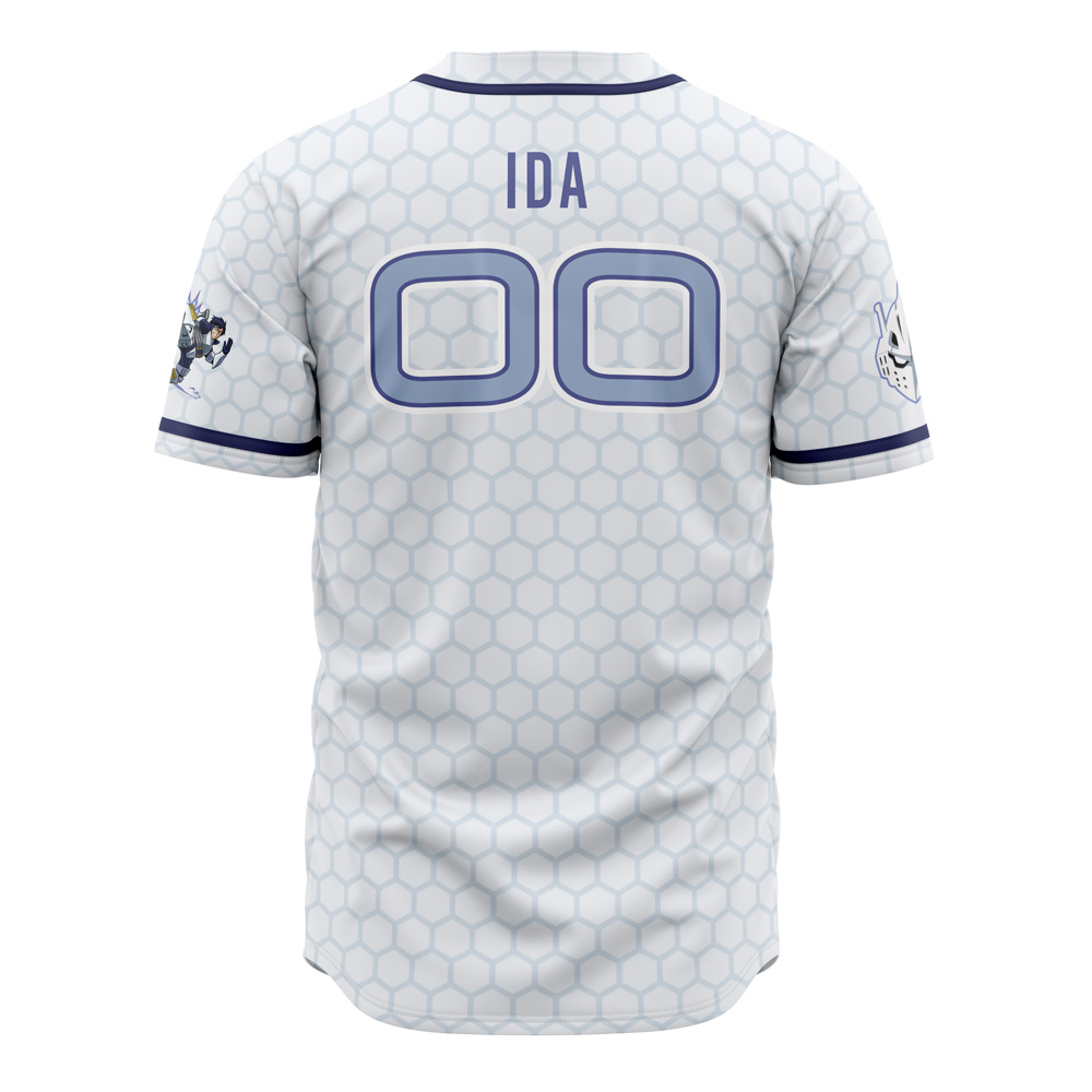 Alternative view of Engine Ida Tenya My Hero Academia Custom Baseball Jersey - Otaku Hall