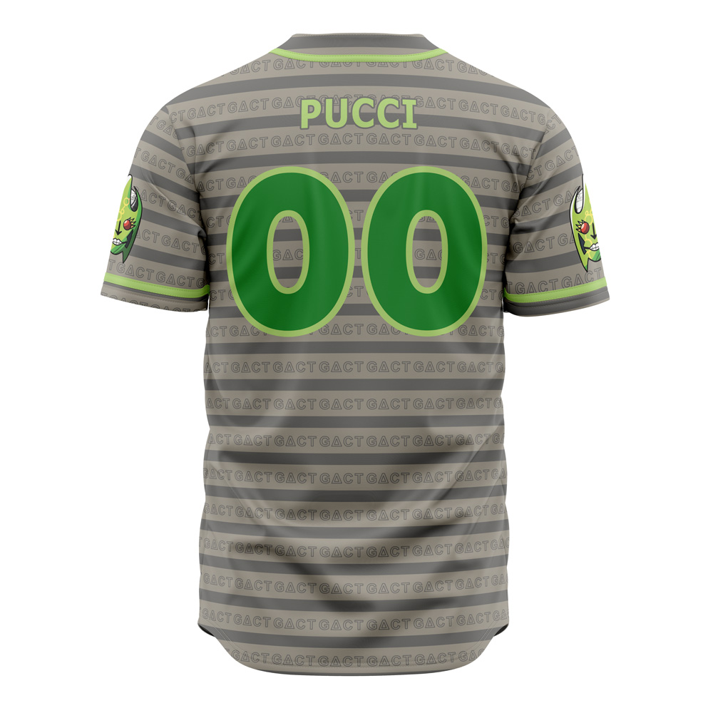 Alternative view of Enrico Pucci C-Moon Jojo's Bizarre Adventure Custom Baseball Jersey - Otaku Hall
