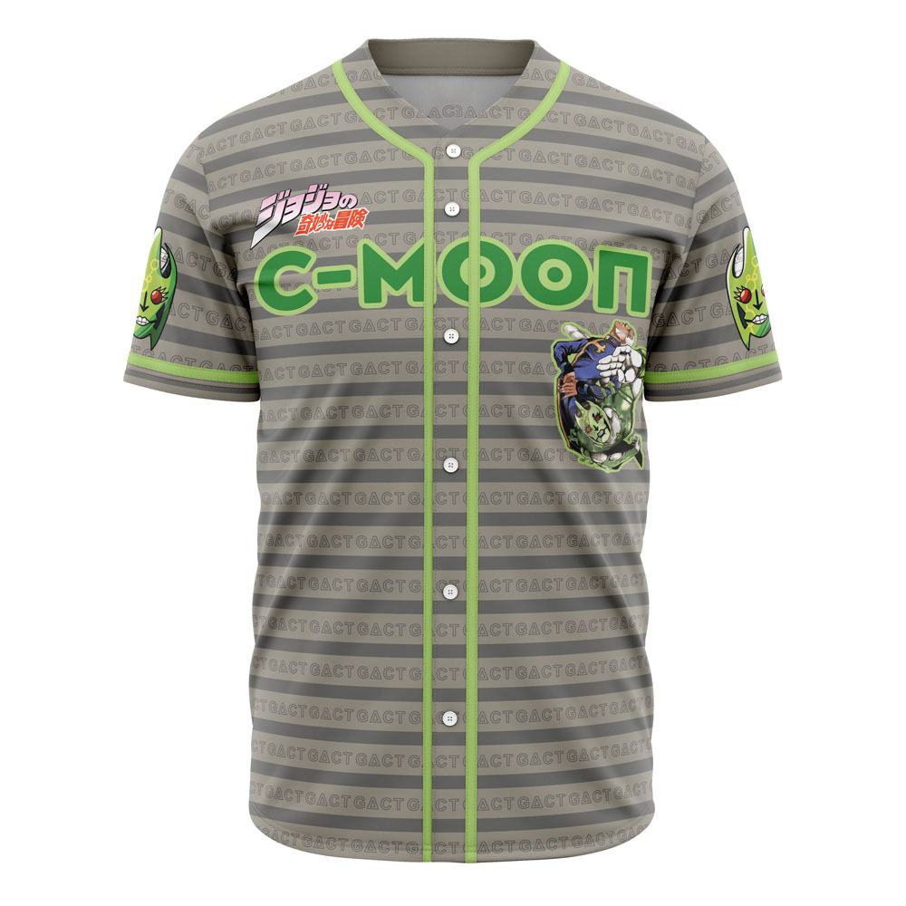 Enrico Pucci C-Moon Jojo's Bizarre Adventure Custom Baseball Jersey - Otaku Hall