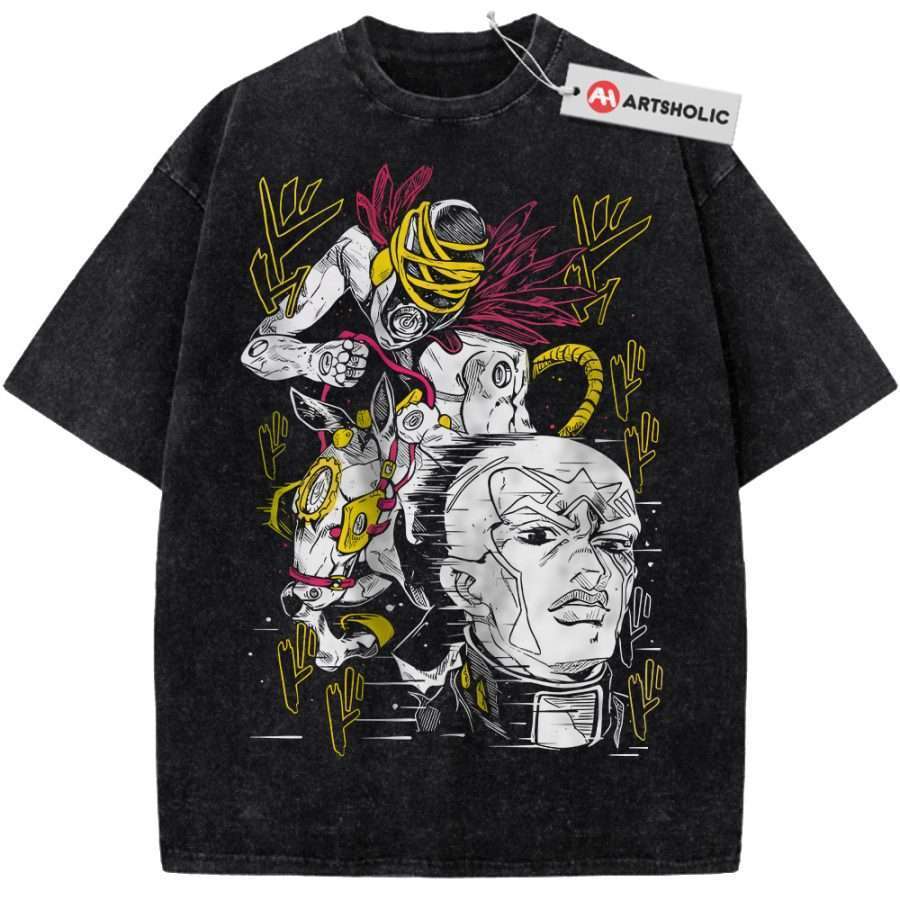 Alternative view of Enrico Pucci Shirt, JoJo's Bizarre Adventure Shirt, Anime Shirt, Vintage Tee