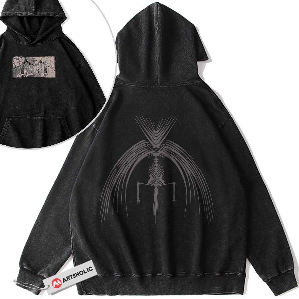 Eren Yeager Hoodie, Attack on Titan Hoodie, AOT Hoodie, Anime Hoodie, Vintage Hoodie 2-Sided