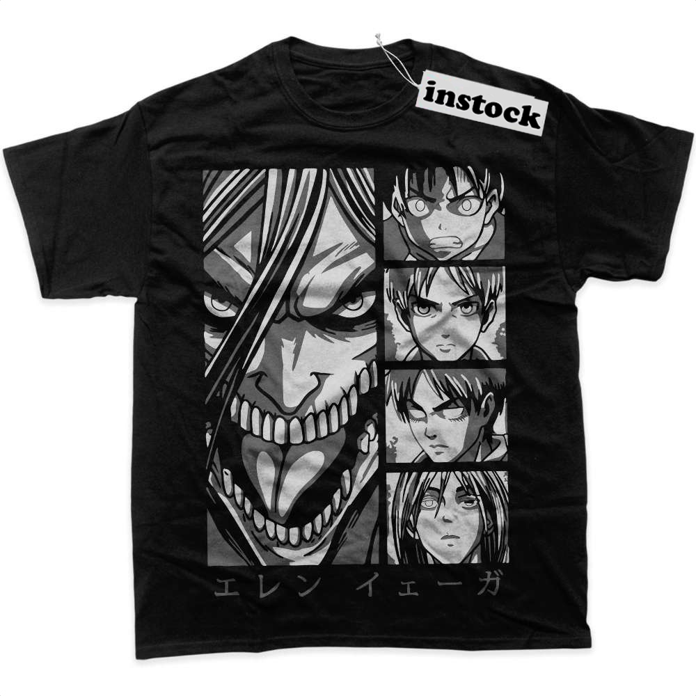 Eren Yeager Shirt, Attack On Titan Shirt, AOT Shirt, Anime Shirt, Graphic T-Shirt
