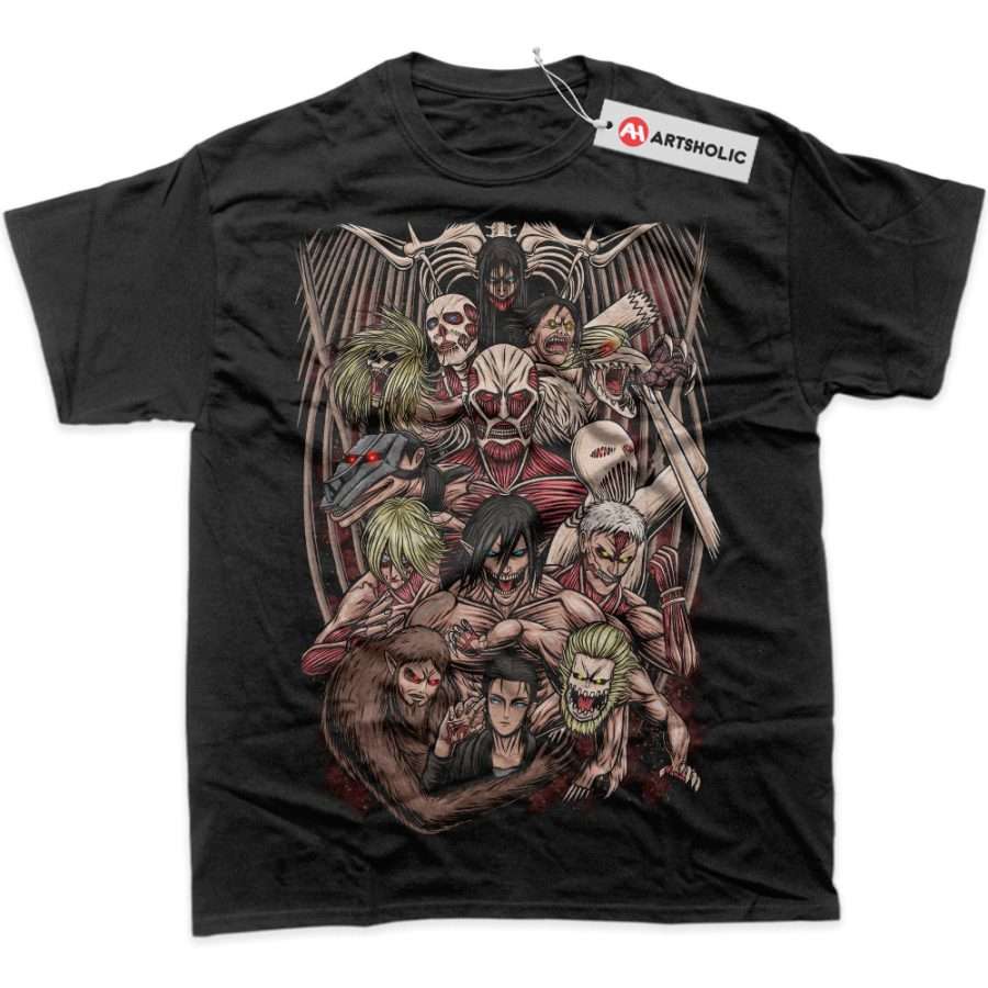 Alternative view of Eren Yeager Shirt, Attack On Titan Shirt, AOT Shirt, Anime Shirt, Graphic Tee