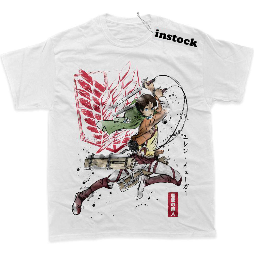 Eren Yeager Shirt, Attack on Titan Shirt, AOT Shirt, Anime Shirt, Graphic Tee