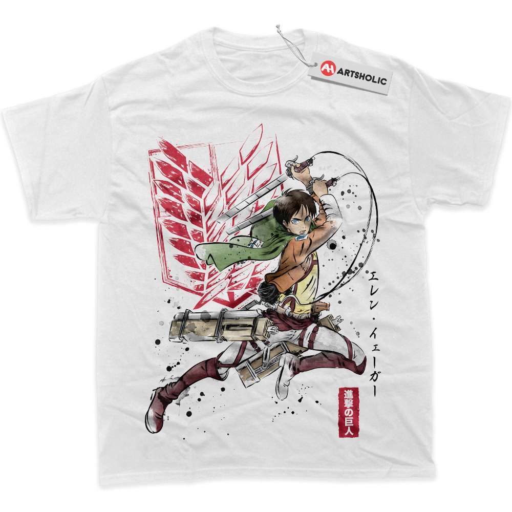 Eren Yeager Shirt, Attack on Titan Shirt, AOT Shirt, Anime Shirt, Graphic Tee