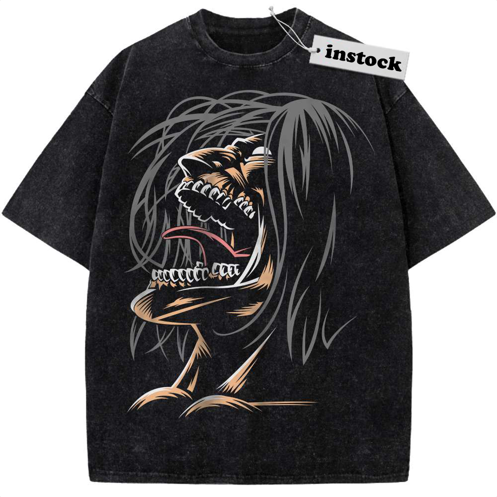 Eren Yeager Shirt, Attack On Titan Shirt, AOT Shirt, Anime Shirt, Vintage T-Shirt