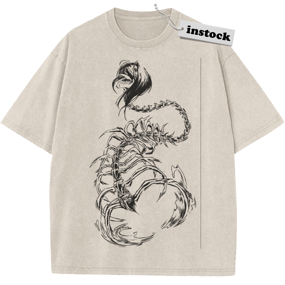 Eren Yeager Shirt, Attack On Titan Shirt, AOT Shirt, Anime Shirt, Vintage Tee