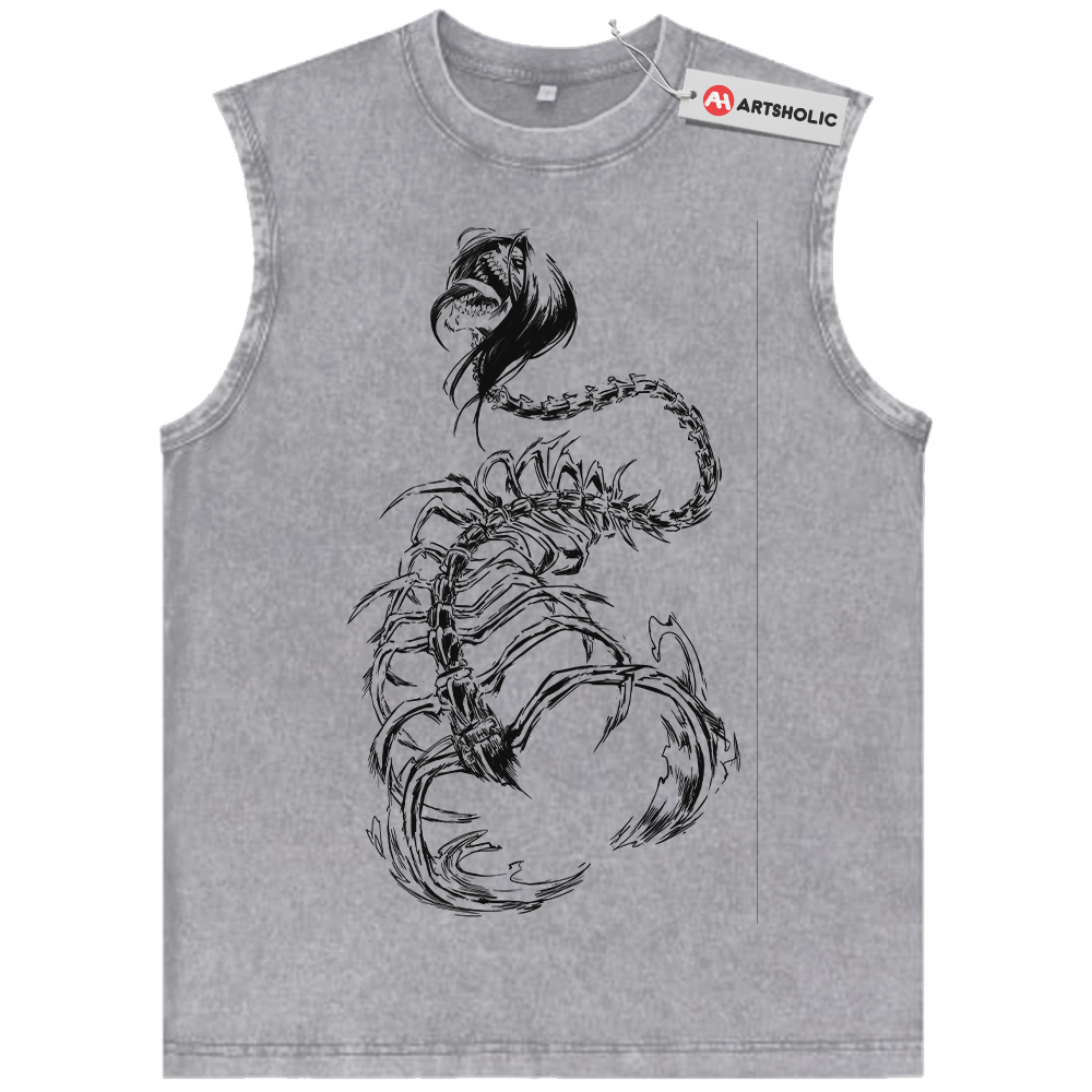 Alternative view of Eren Yeager Tank Top, Attack On Titan Tank Top, AOT Tank Top, Anime Tank Top, Vintage Tank Top