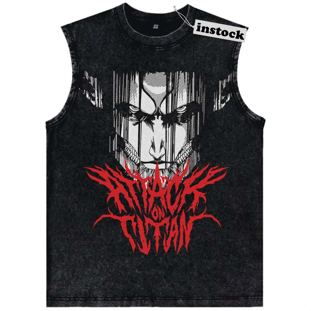 Eren Yeager Tank Top, Attack On Titan Tank Top, AOT Tank Top, Anime Tank Top, Vintage Tank Top