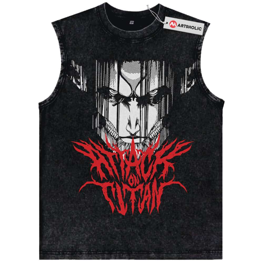Eren Yeager Tank Top, Attack On Titan Tank Top, AOT Tank Top, Anime Tank Top, Vintage Tank Top