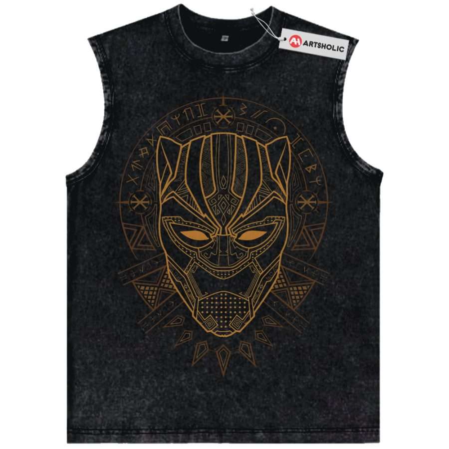Alternative view of Erik Killmonger Tank Top, Black Panther Tank Top, Marvel Comics Tank Top, Vintage Tank Top