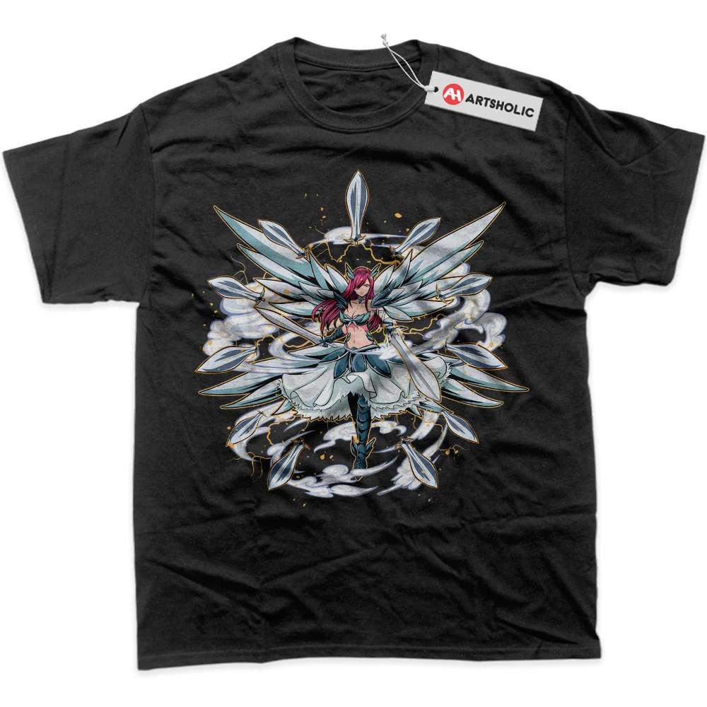 Alternative view of Erza Scarlet Shirt, Fairy Tail Shirt, Anime Shirt, Graphic Tee