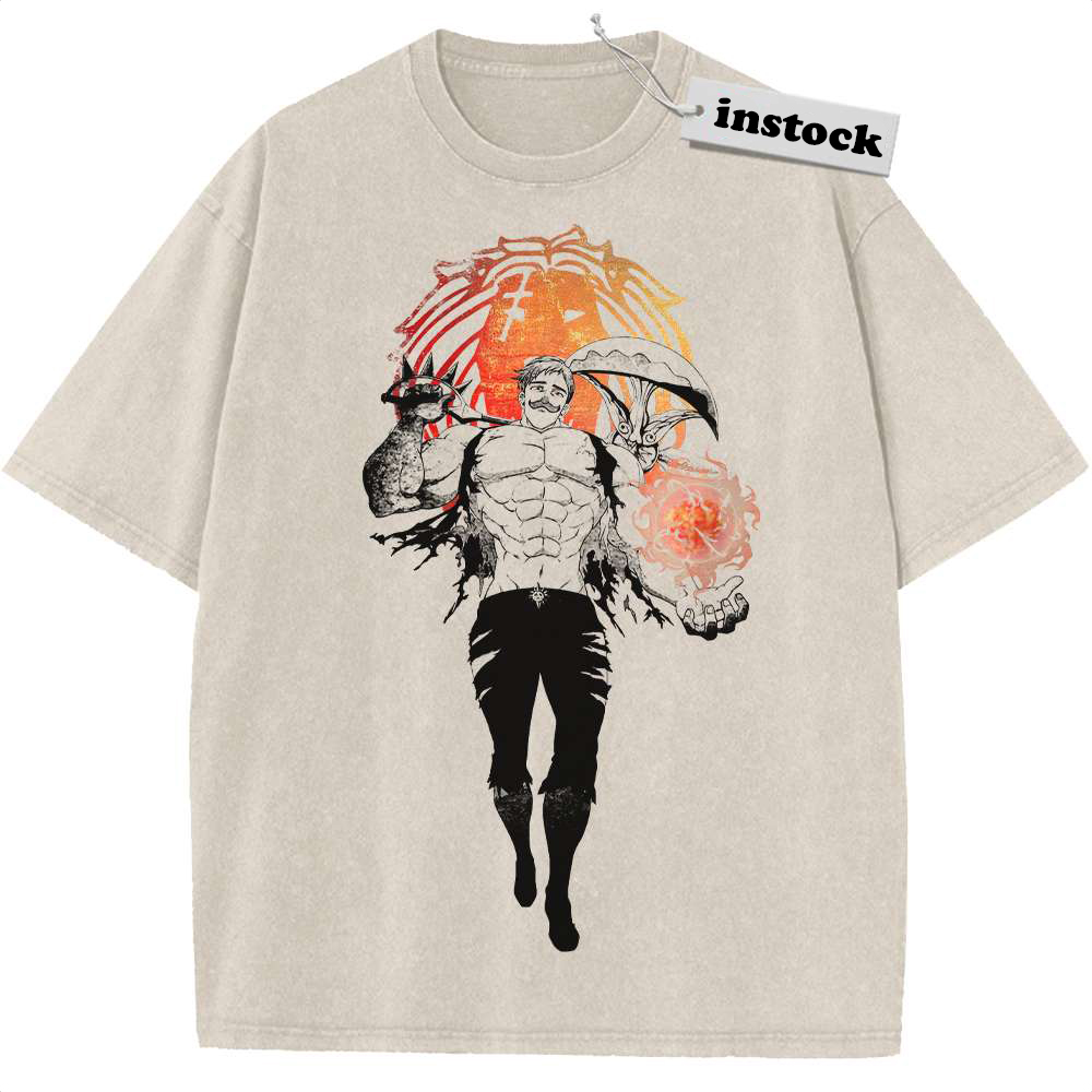 Escanor Shirt, Seven Deadly Sins Shirt, Anime Shirt, Vintage T-Shirt