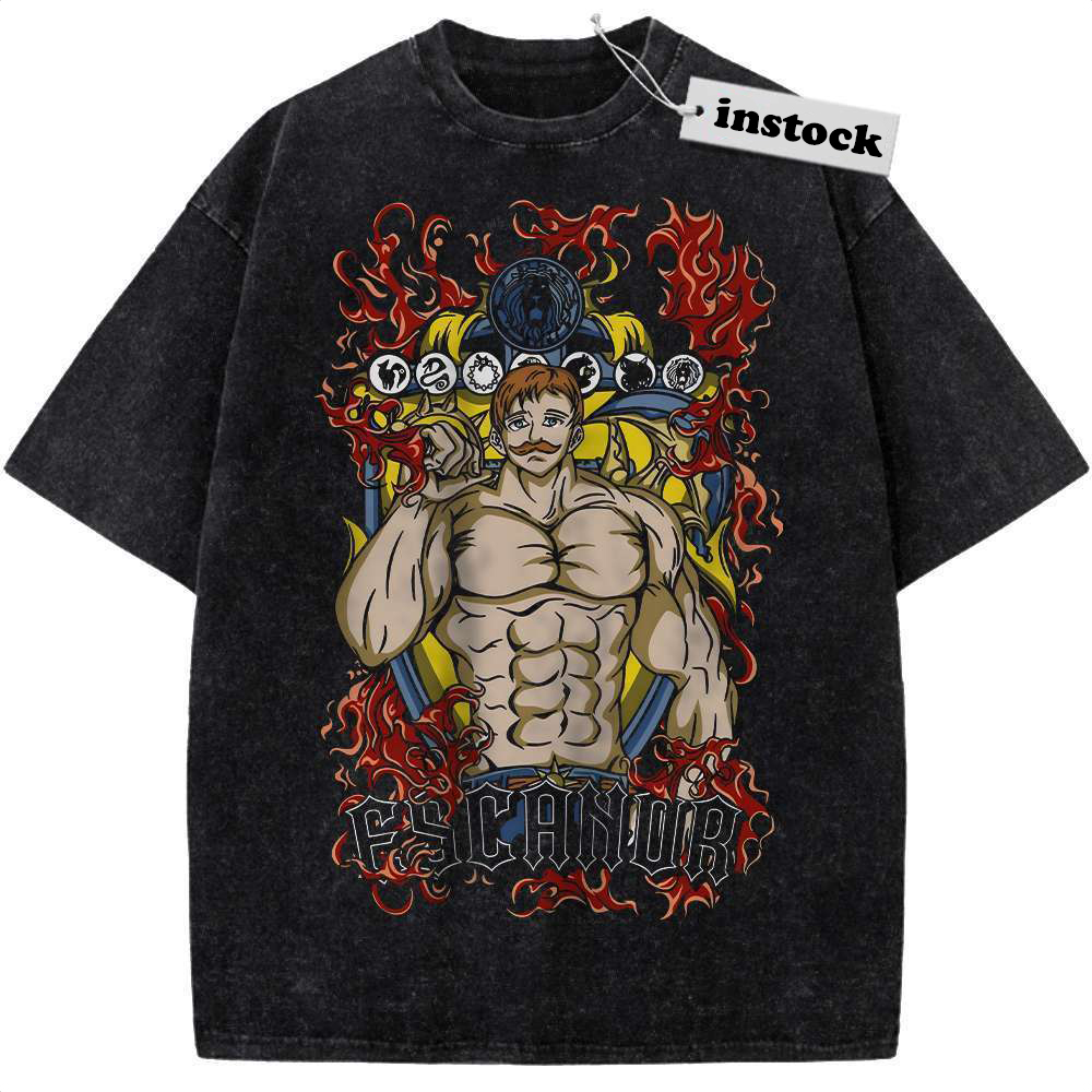 Escanor Shirt, Seven Deadly Sins Shirt, Anime Shirt, Vintage T-Shirt