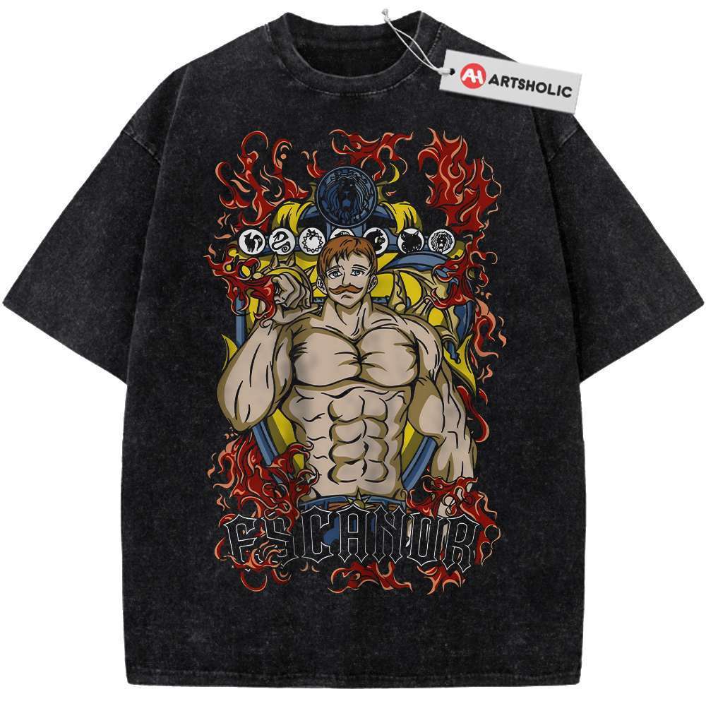 Escanor Shirt, Seven Deadly Sins Shirt, Anime Shirt, Vintage T-Shirt