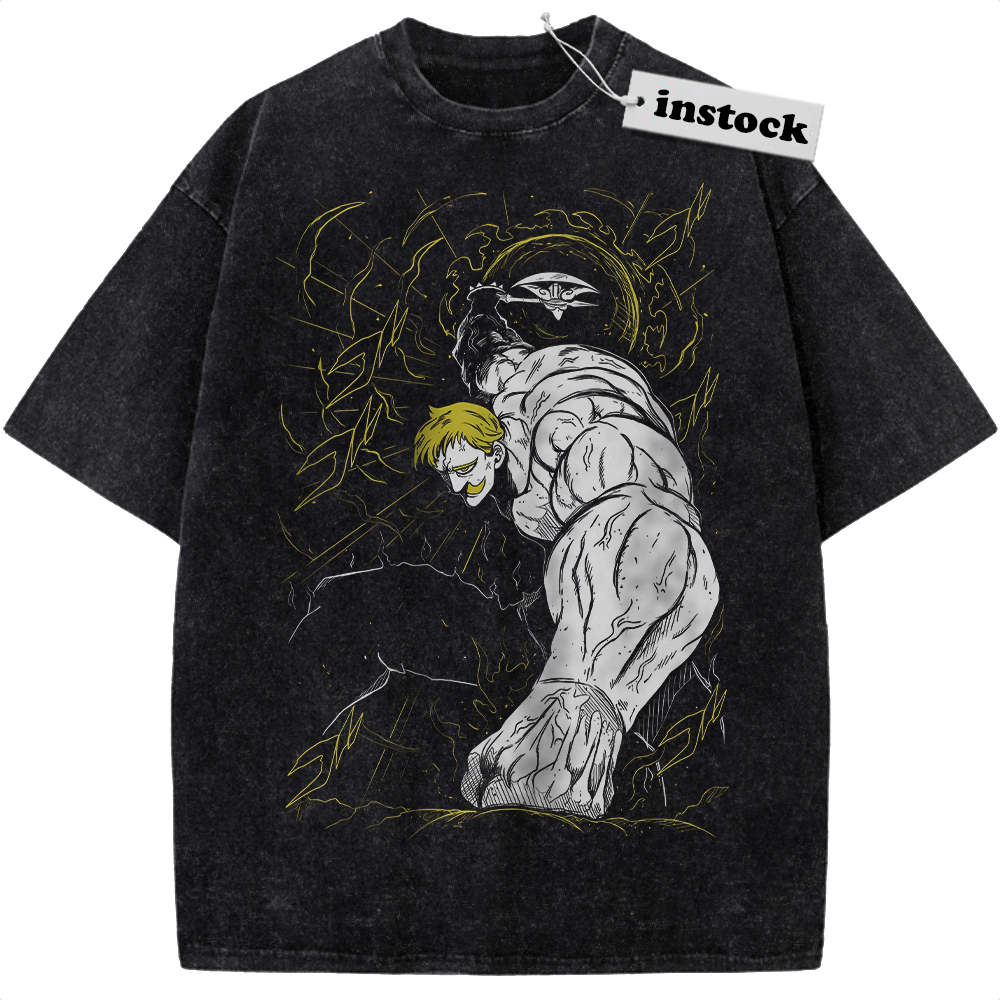 Escanor Shirt, Seven Deadly Sins Shirt, Anime Shirt, Vintage T-Shirt