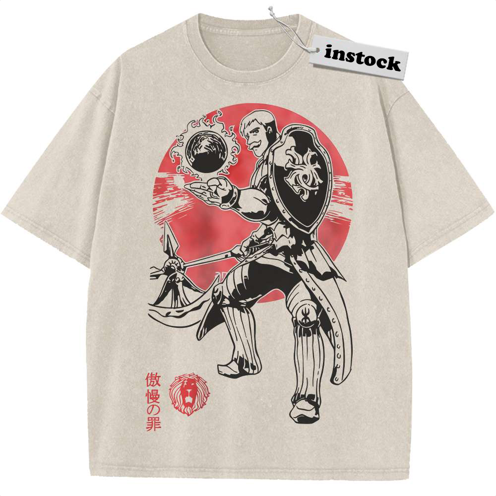 Escanor Shirt, The Seven Deadly Sins Shirt, Anime Shirt, Vintage Tee