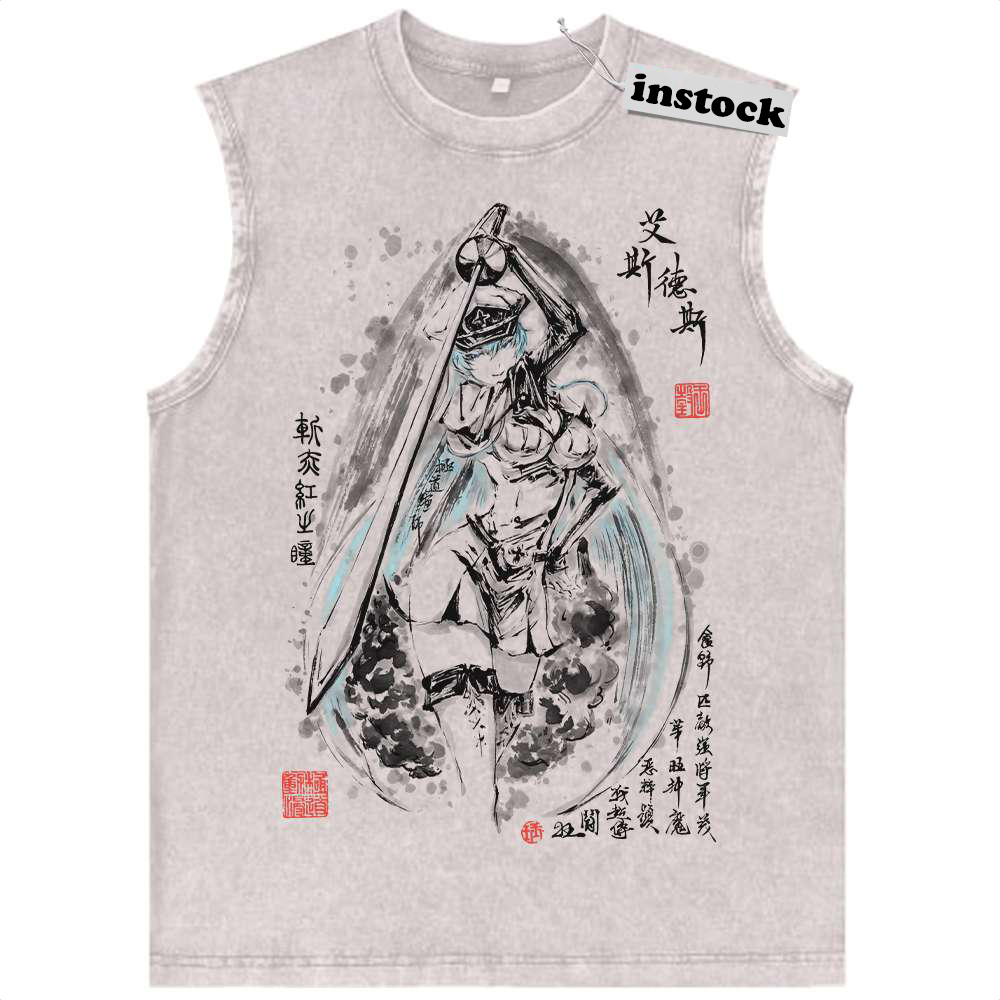 Esdeath Tank Top, Akame Ga Kill Tank Top, Anime Tank Top, Vintage Tank Top