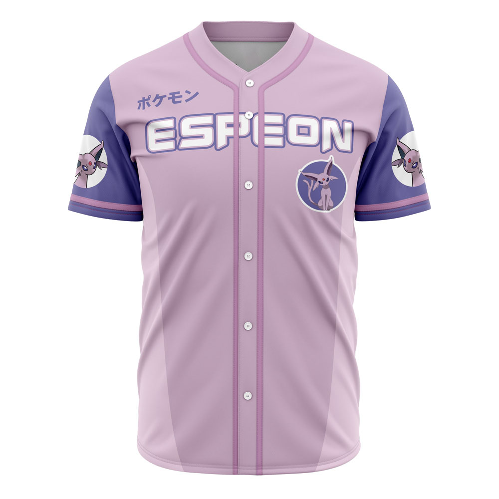 Espeon Eeveelution Pokemon Custom Baseball Jersey - Otaku Hall